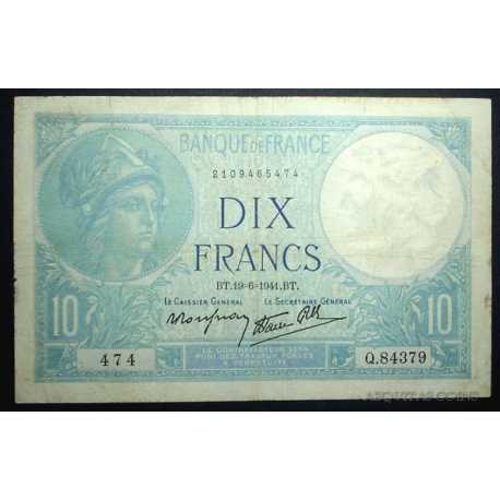 France - 10 Francs 1941