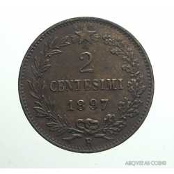 Umberto I - 2 Cent 1897