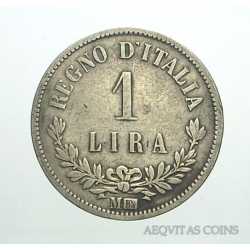 Vitt. Eman. II - 1 Lira 1863 M Val