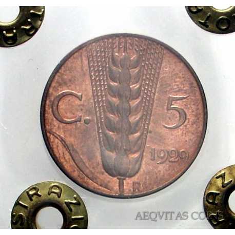 Vitt. Eman. III - 5 Cent 1929