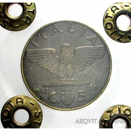 Vitt. Eman. III - 5 Cent 1942