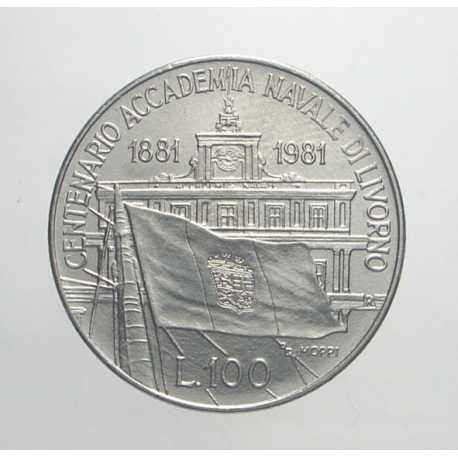 100 Lire 1981 - Accademia Navale
