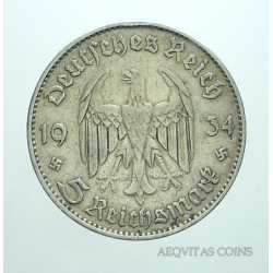 Germany - 5 ReichsMark 1934 F