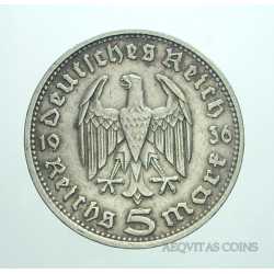 Germany - 5 ReichsMark 1936 J