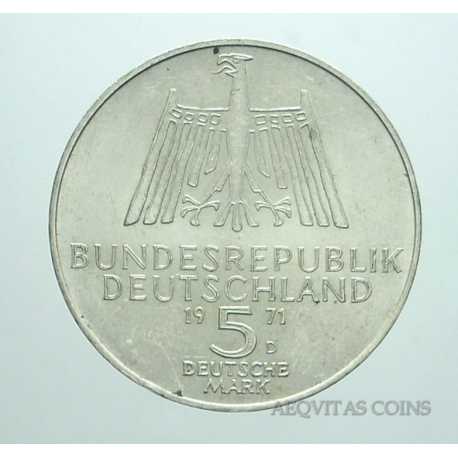 Germany - 5 Mark 1971 D