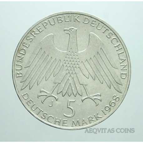 Germany - 5 Mark 1968 J