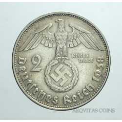 Germany - 2 ReichsMark 1938 B