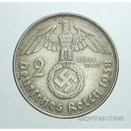 Germany - 2 ReichsMark 1938 B