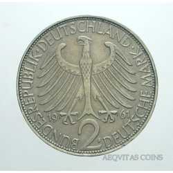 Germany - 2 Mark 1961 F