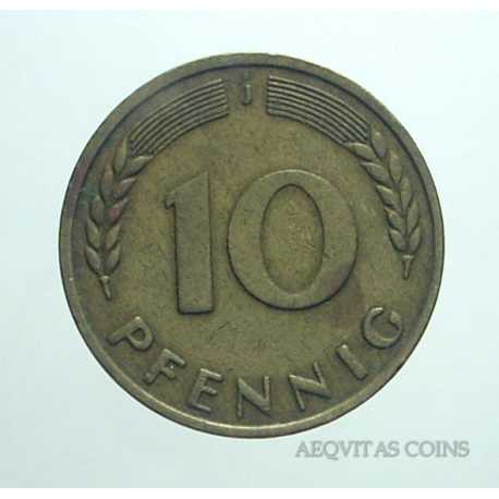 Germany - 10 Pfennig 1950 J