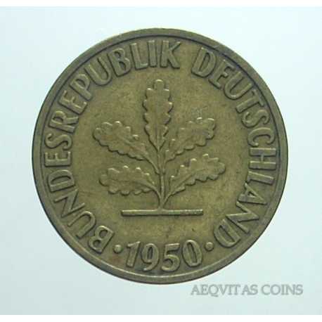 Germany - 10 Pfennig 1950 D