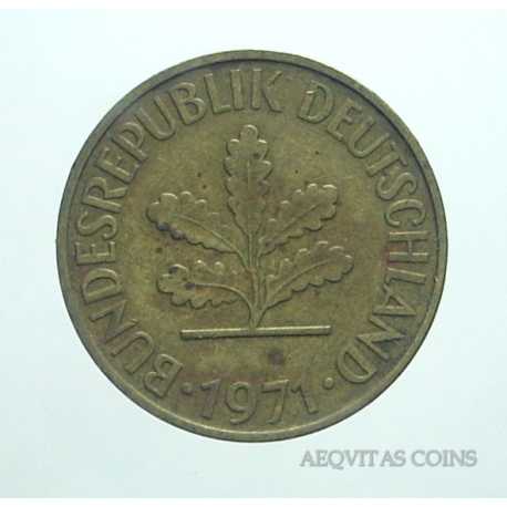 Germany - 10 Pfennig 1971 G