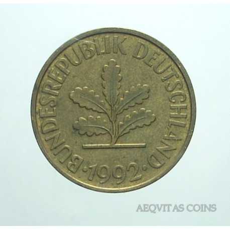Germany - 10 Pfennig 1992 F