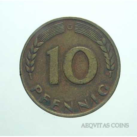 Germany - 10 Pfennig 1950 G