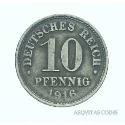 Germany - 10 Pfennig 1916 A