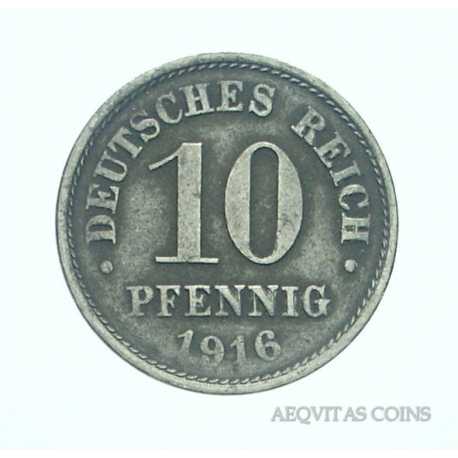 Germany - 10 Pfennig 1916 A