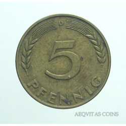 Germany - 5 Pfennig 1950 D