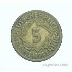 Germany - 5 Reichspfennig 1924 G