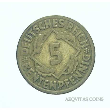 Germany - 5 Reichspfennig 1924 G