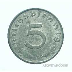 Germany - 5 Reichspfennig 1940 D
