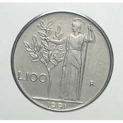 100 Lire 1991 - 99 chiusi