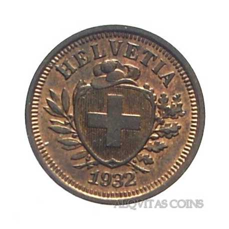 Switzerland - 1 Rappen 1932