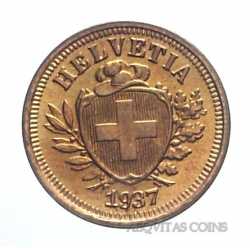 Switzerland - 1 Rappen 1937