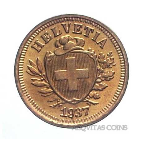 Switzerland - 1 Rappen 1937