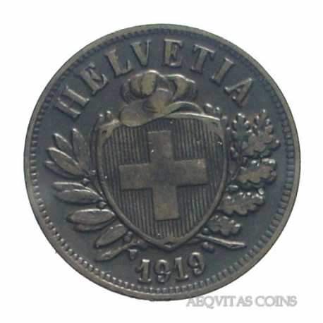 Switzerland - 2 Rappen 1919