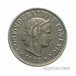 Switzerland - 5 Rappen 1882