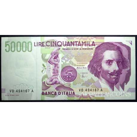 50.000 Lire Bernini 1997