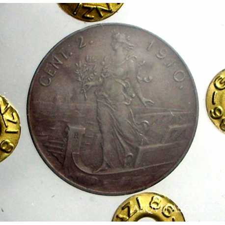 Vitt. Eman. III - 2 Cent 1910 R