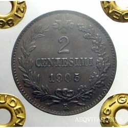 Vitt. Eman. III - 2 Cent 1905 NC