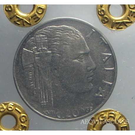 Vitt. Eman. III - 20 Cent 1939 Magn.