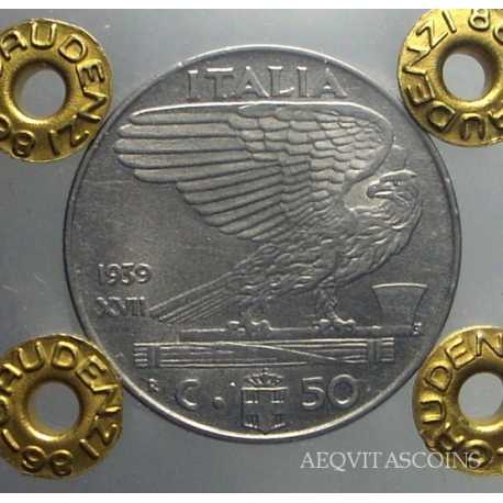 Vitt. Eman. III - 50 Cent 1939 A.M.