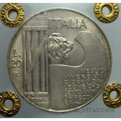 Vitt. Eman. III - 20 Lire 1928 Elm