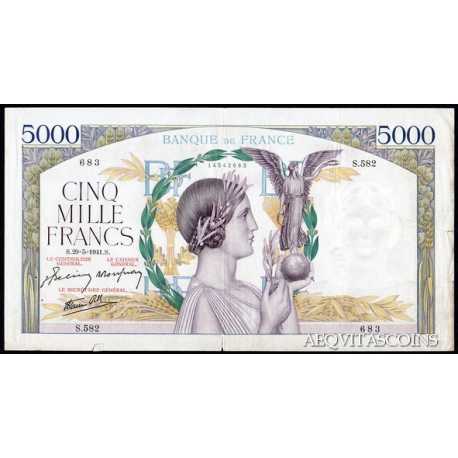 France - 5000 Francs 1941