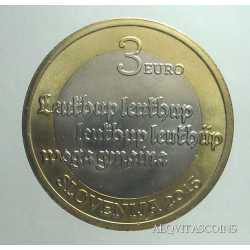 Slovenia / Slovenija - 3 Euro Bimetall. 2015