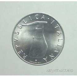 5 Lire 1954 Firma Distante FDC