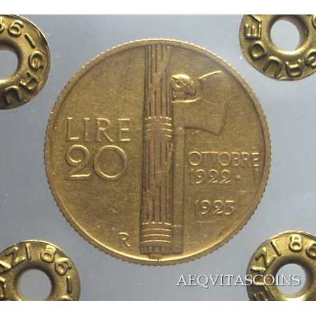 Vitt. Eman. III - 20 Lire Fascetto 1923 R