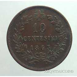 Vitt. Eman. II - 10 Cent 1863 Parigi