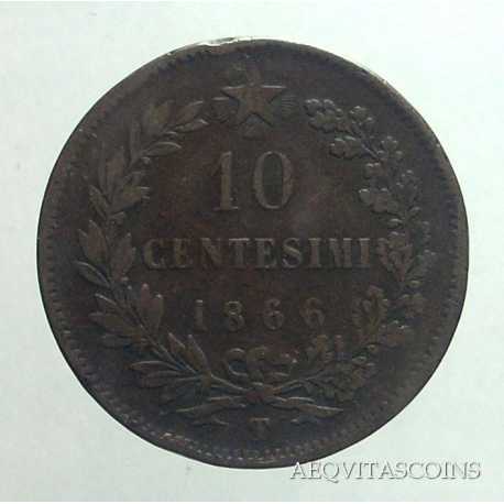 Vitt. Eman. II - 10 Cent 1862 M