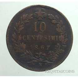 Vitt. Eman. II - 10 Cent 1862 M