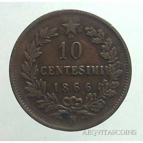 Vitt. Eman. II - 10 Cent 1862 M