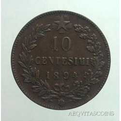 Vitt. Eman. II - 10 Cent 1862 M