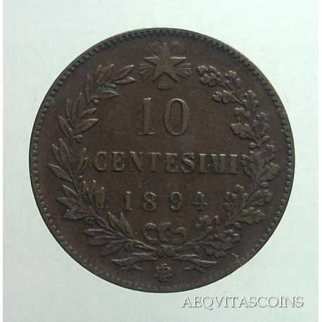 Vitt. Eman. II - 10 Cent 1862 M