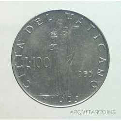 Vaticano - 100 Lire 1955