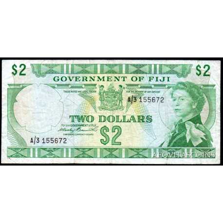 Fiji - 2 Dollars 1971