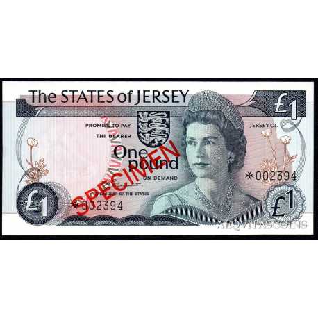 Jersey - 1 pound 1978 SPECIMEN 