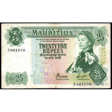 Mauritius - 25 Rupees 1967